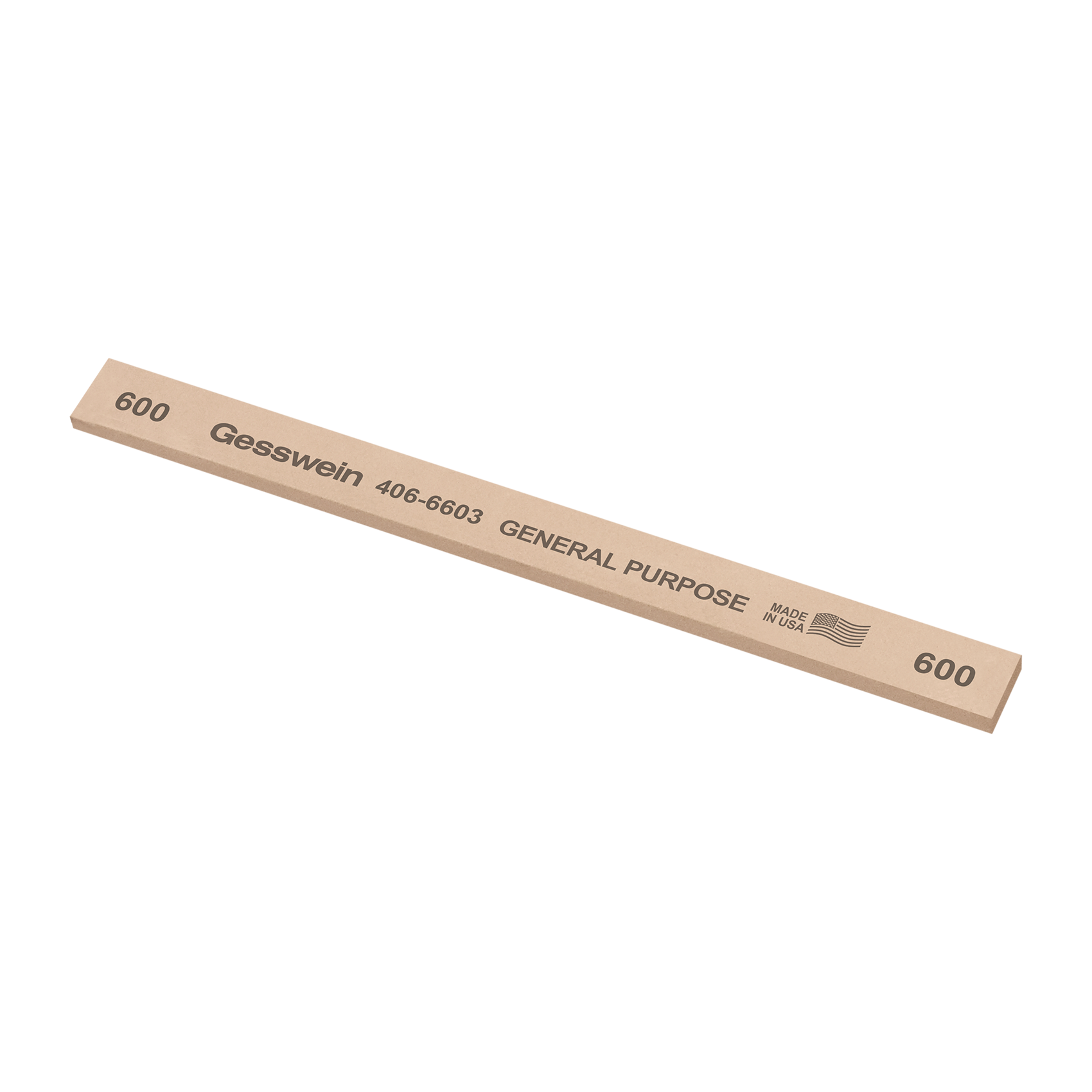 General Purpose stone 13x3x150mm, Grit 600 - Rectangular