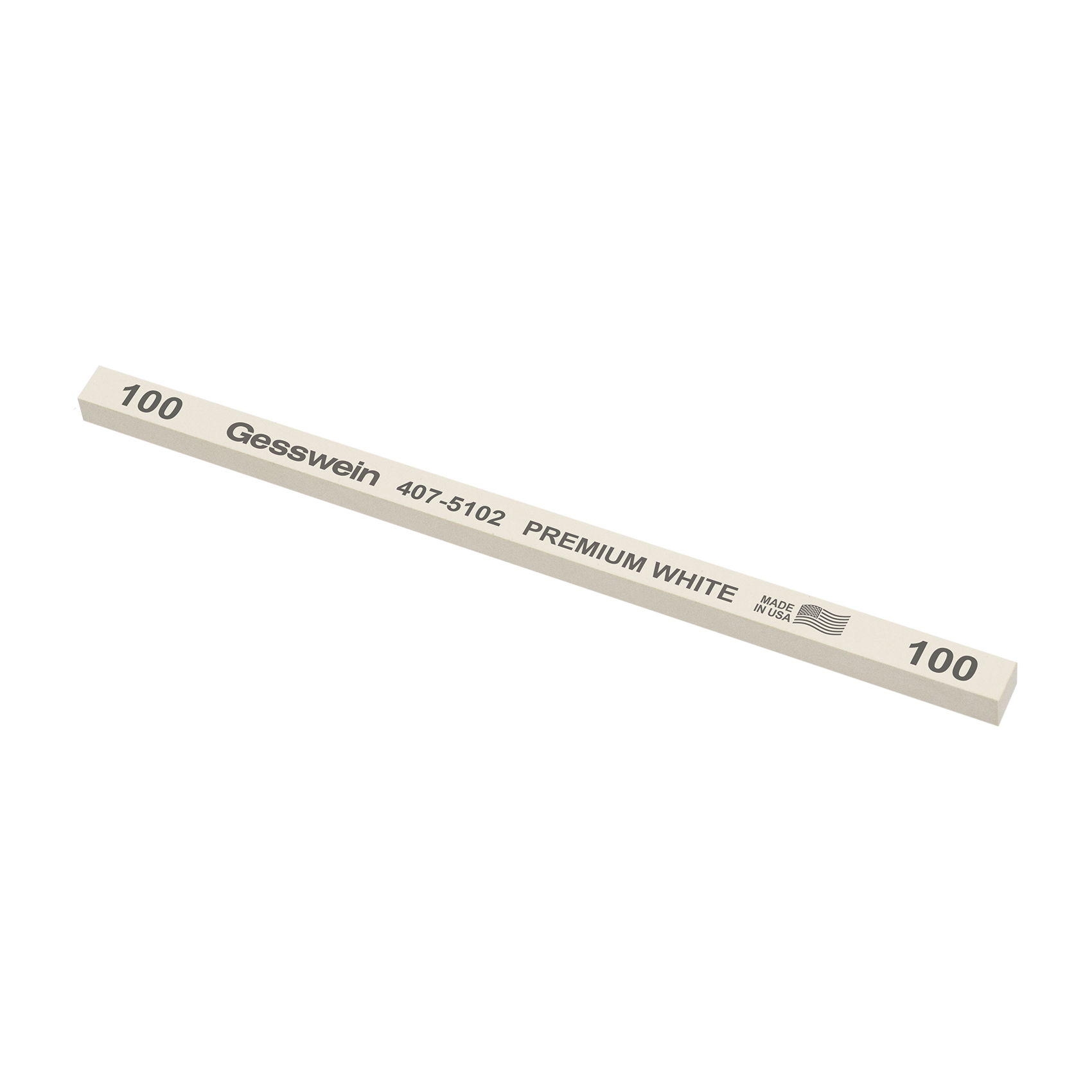 Pietra Premium White 6x6x150mm, Grana 100 - Quadrata