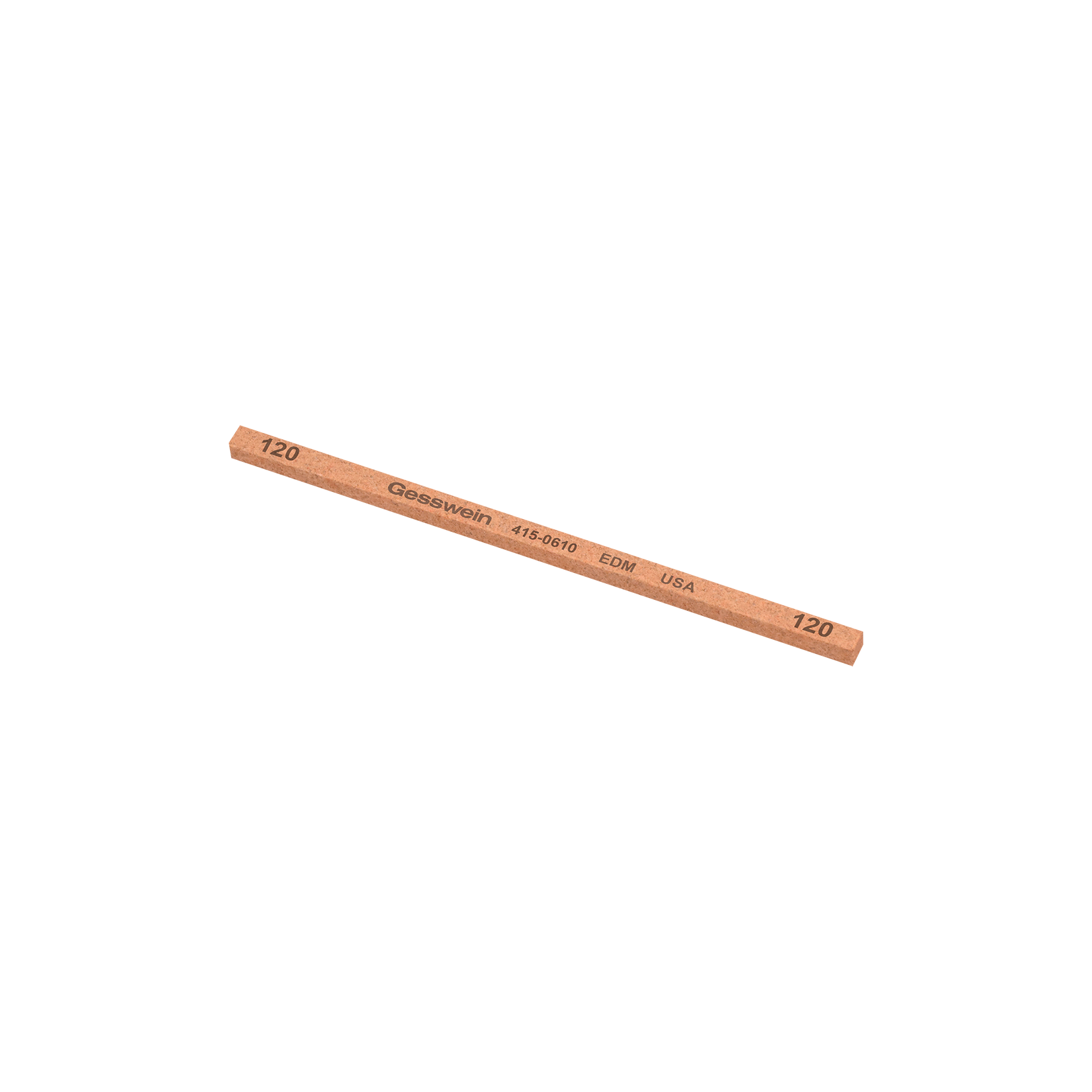 Pietra EDM 4x4x100mm, Grana 120 - Quadrata