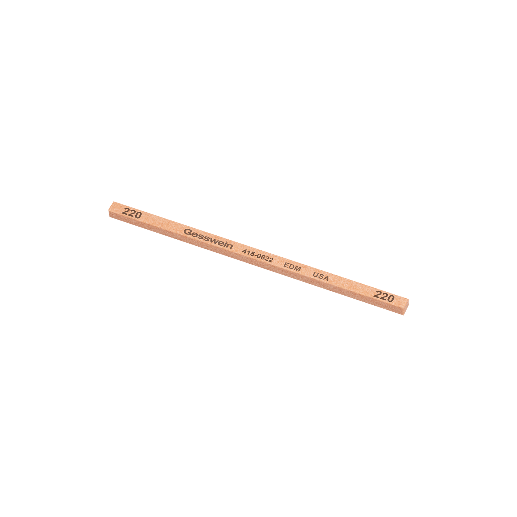 Pietra EDM 4x4x100mm, Grana 220 - Quadrata
