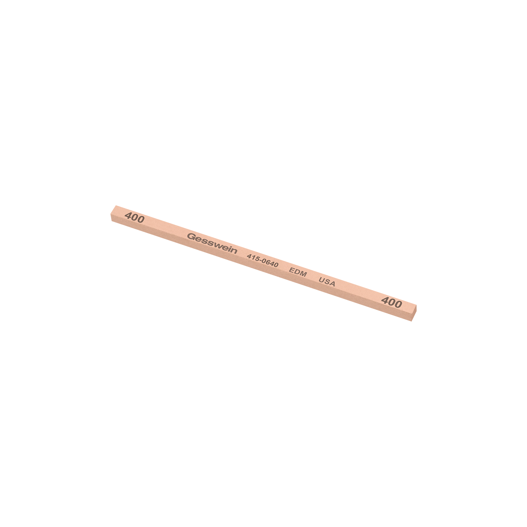 Pietra EDM 4x4x100mm, Grana 400 - Quadrata