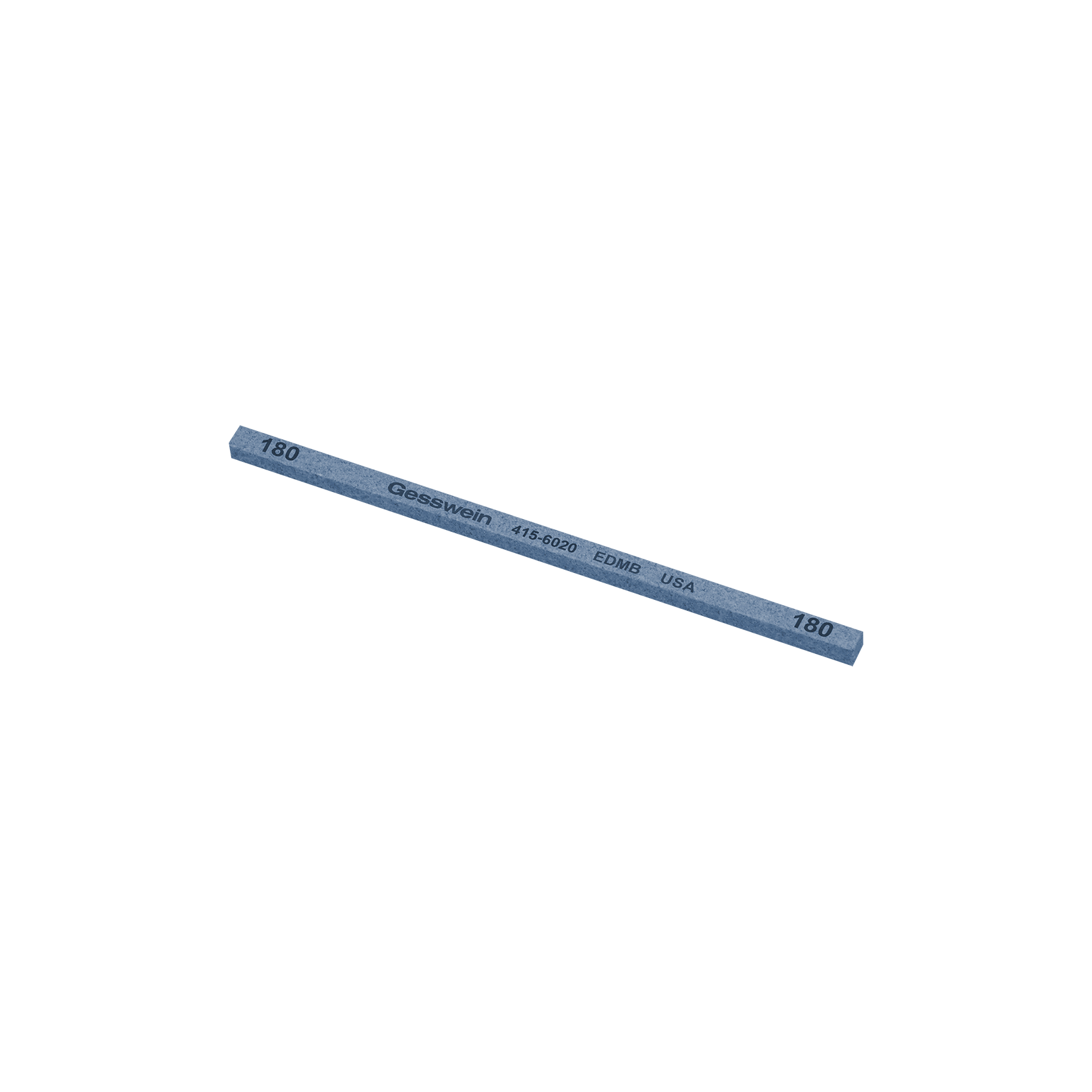 Pietra EDM Blu 4x4x100mm, Grana 180 - Quadrata