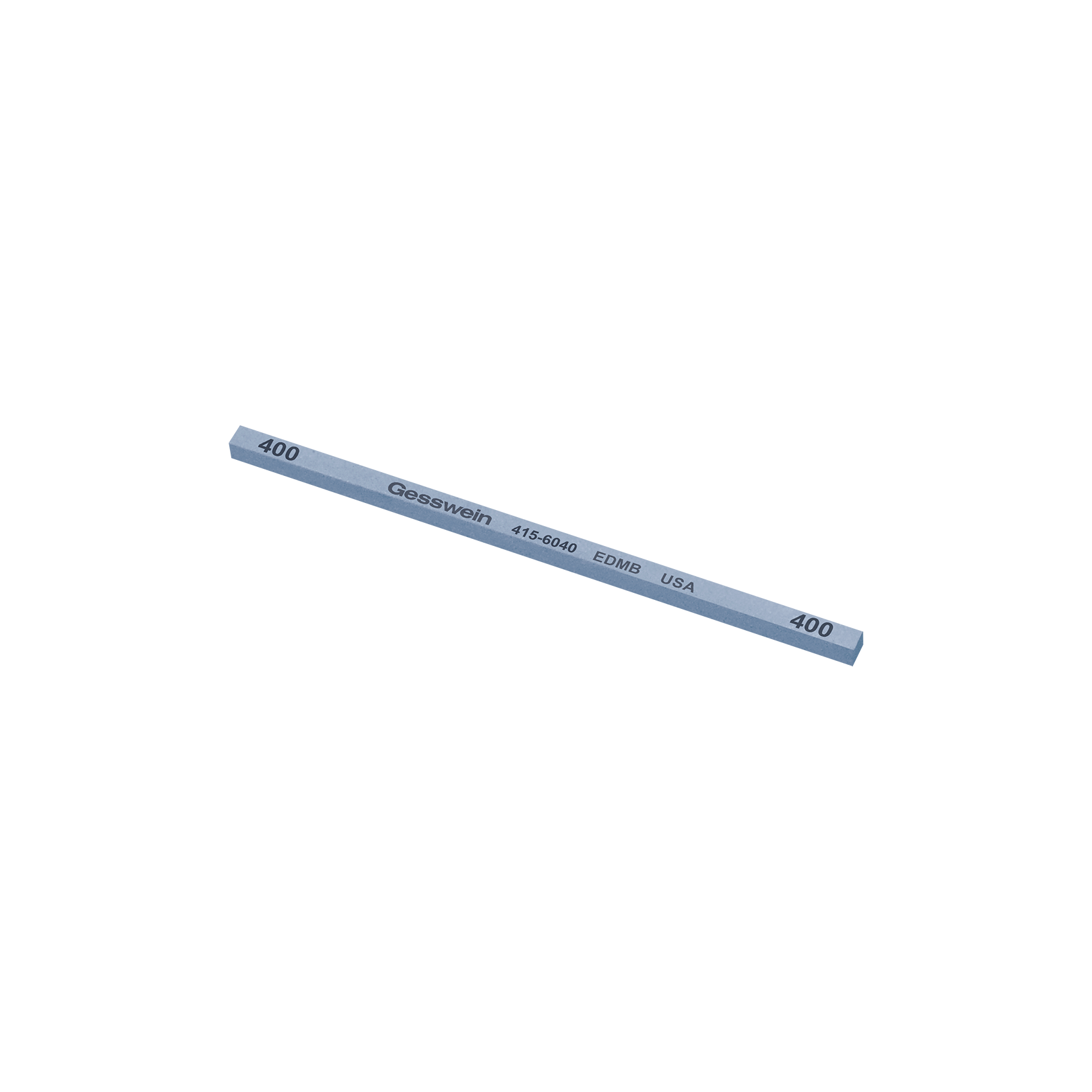Pietra EDM Blu 4x4x100mm, Grana 400 - Quadrata
