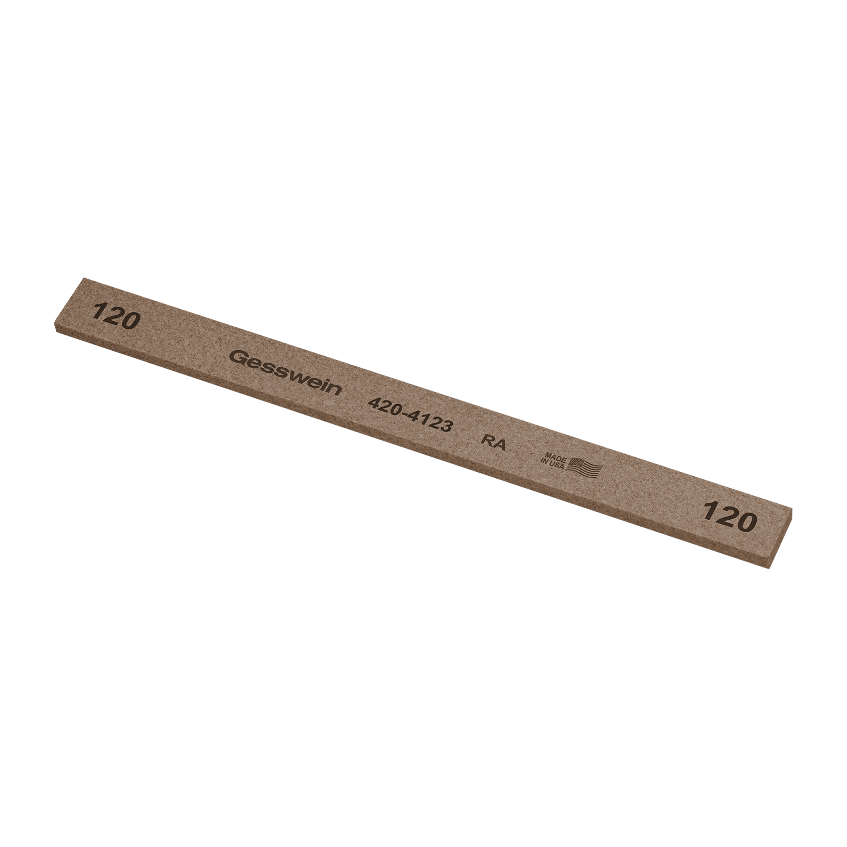 Pietra RA 13x3x150mm, Grana 120 - Rettangolare