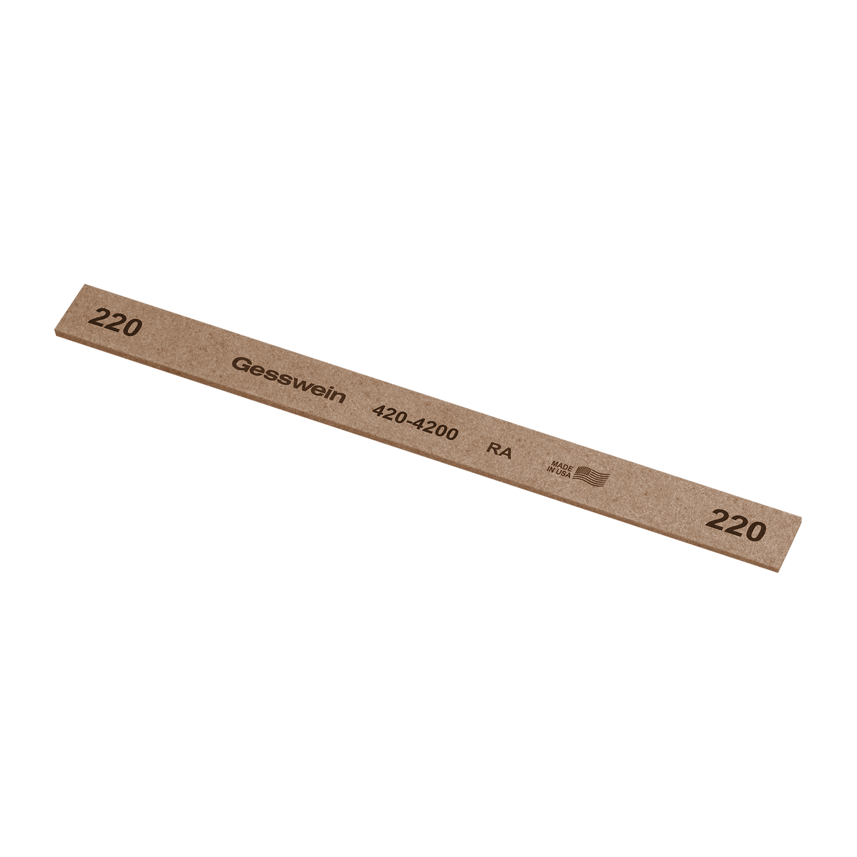 RA stone 13x1,5x150mm, Grit 220 - Rectangular