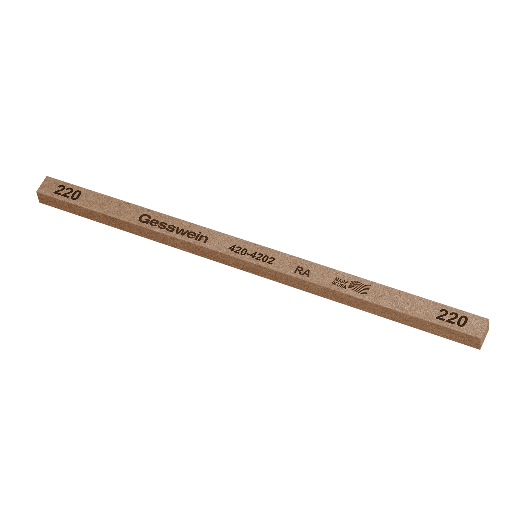 RA stone 6x6x150mm, Grit 220 - Square