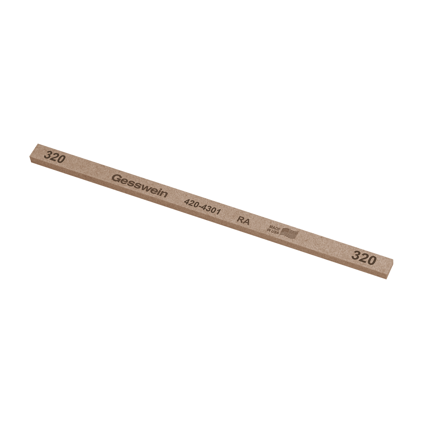RA stone 6x3x150mm, Grit 320 - Rectangular