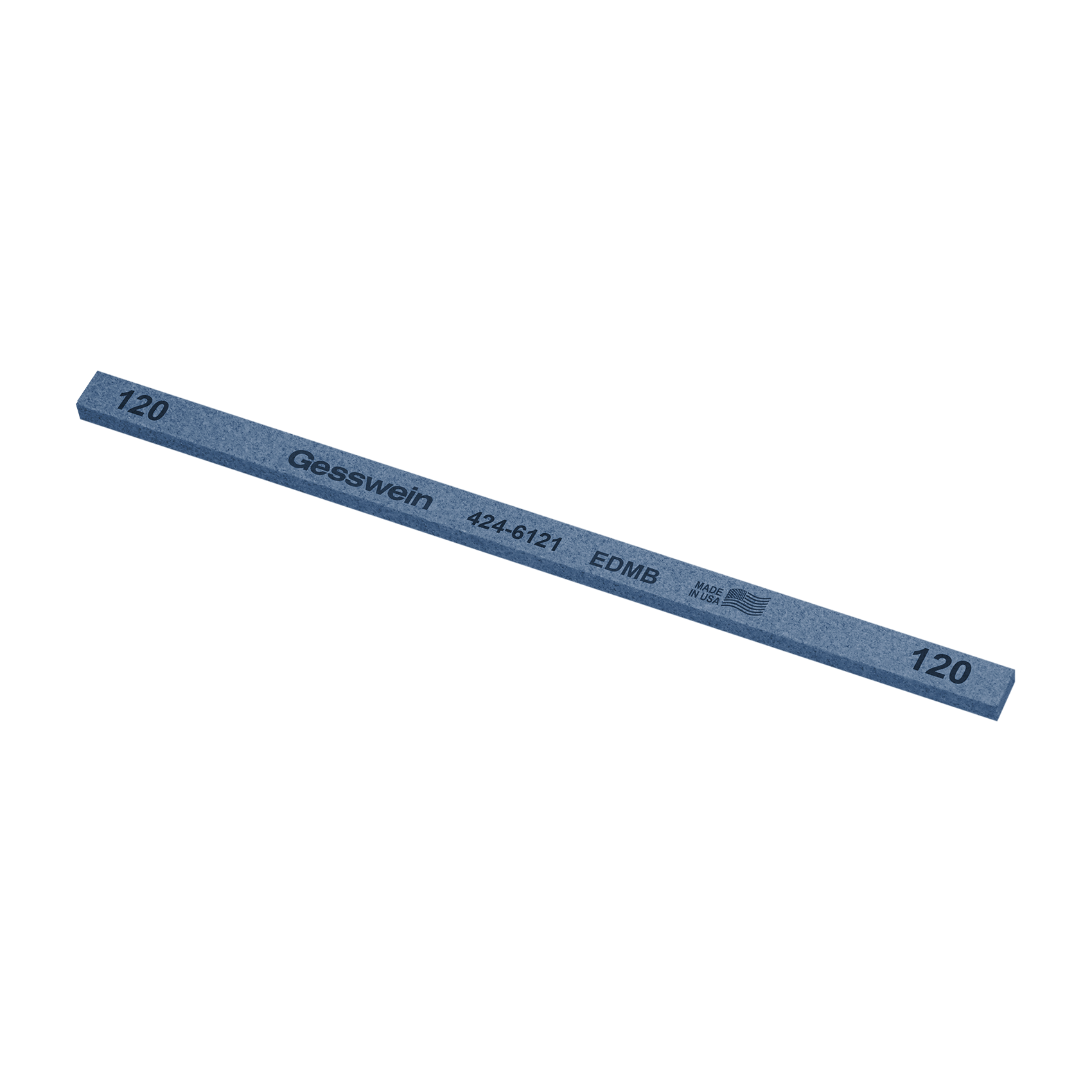 Pietra EDM Blu 6x3x150mm, Grana 120 - Rettangolare