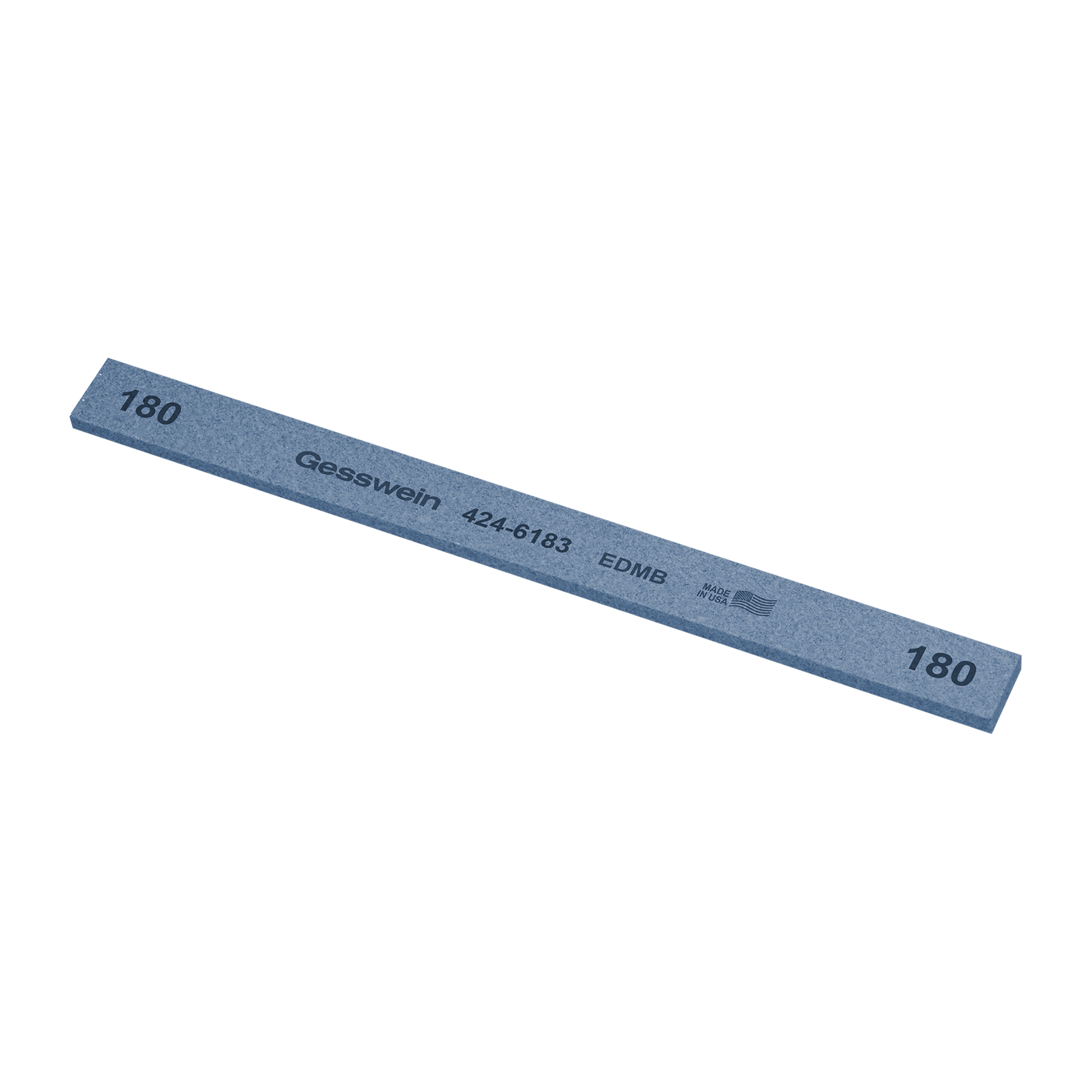 EDM Blue stone 13x3x150mm, Grit 180 - Rectangular