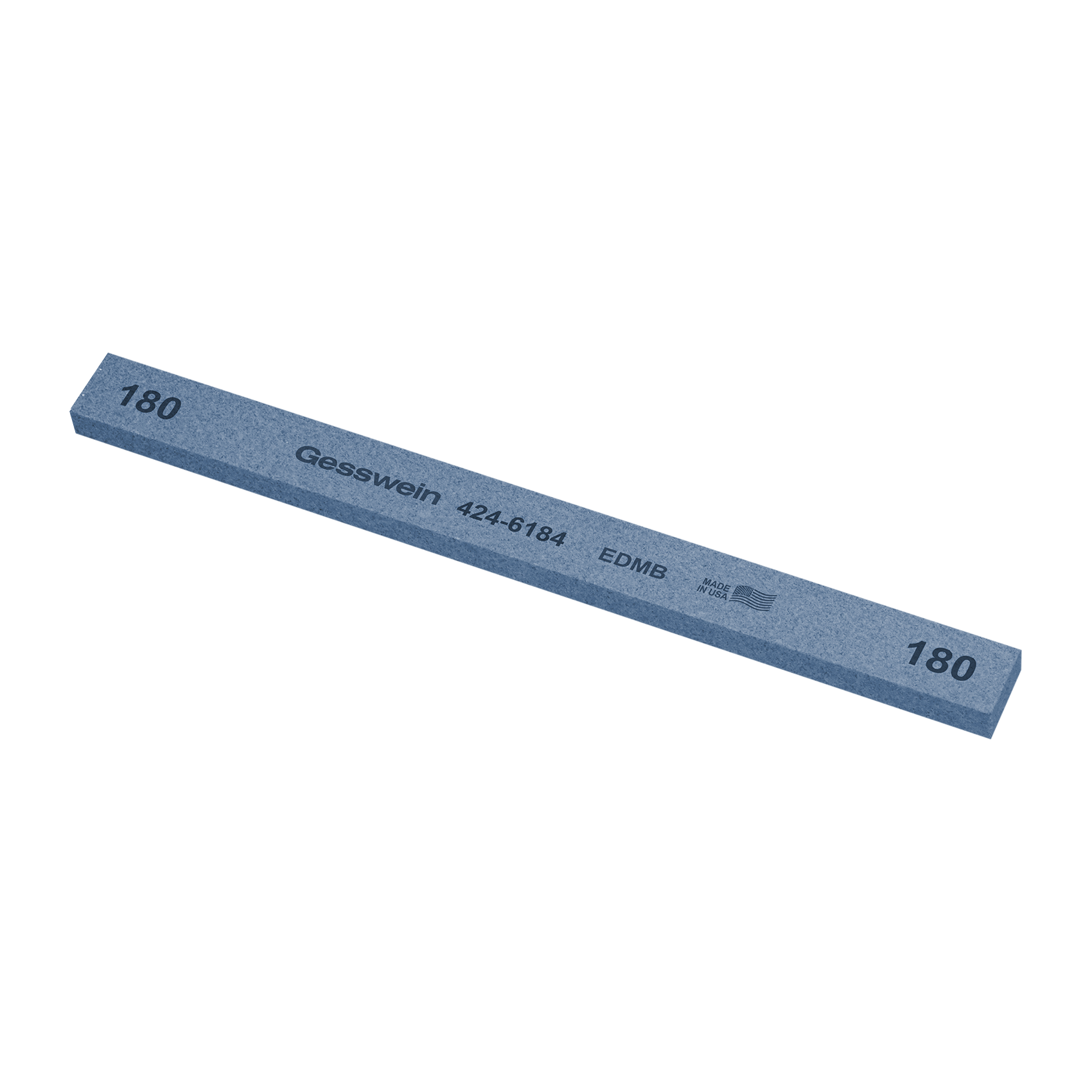 EDM Blue stone 13x6x150mm, Grit 180 - Rectangular