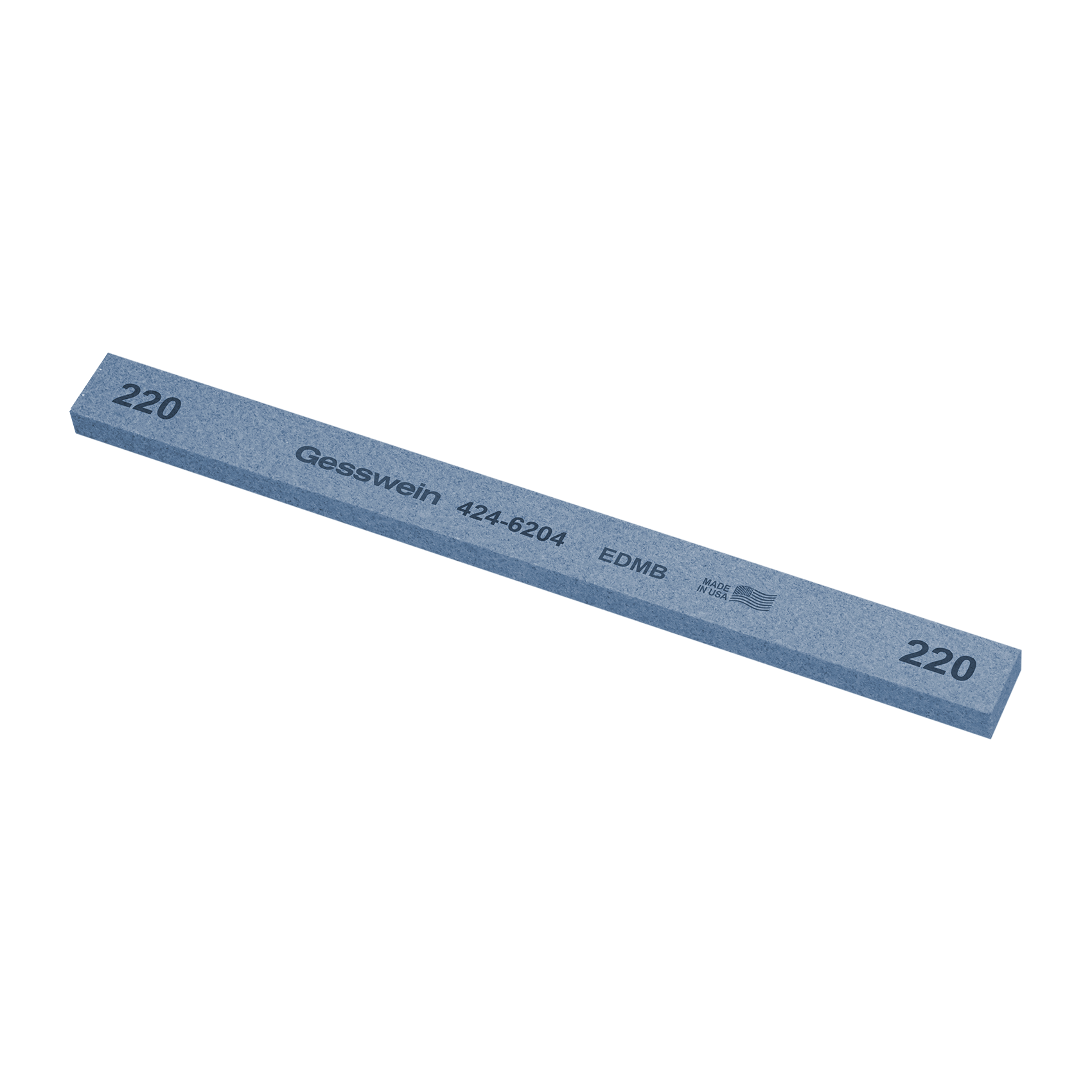 EDM Blue stone 13x6x150mm, Grit 220 - Rectangular