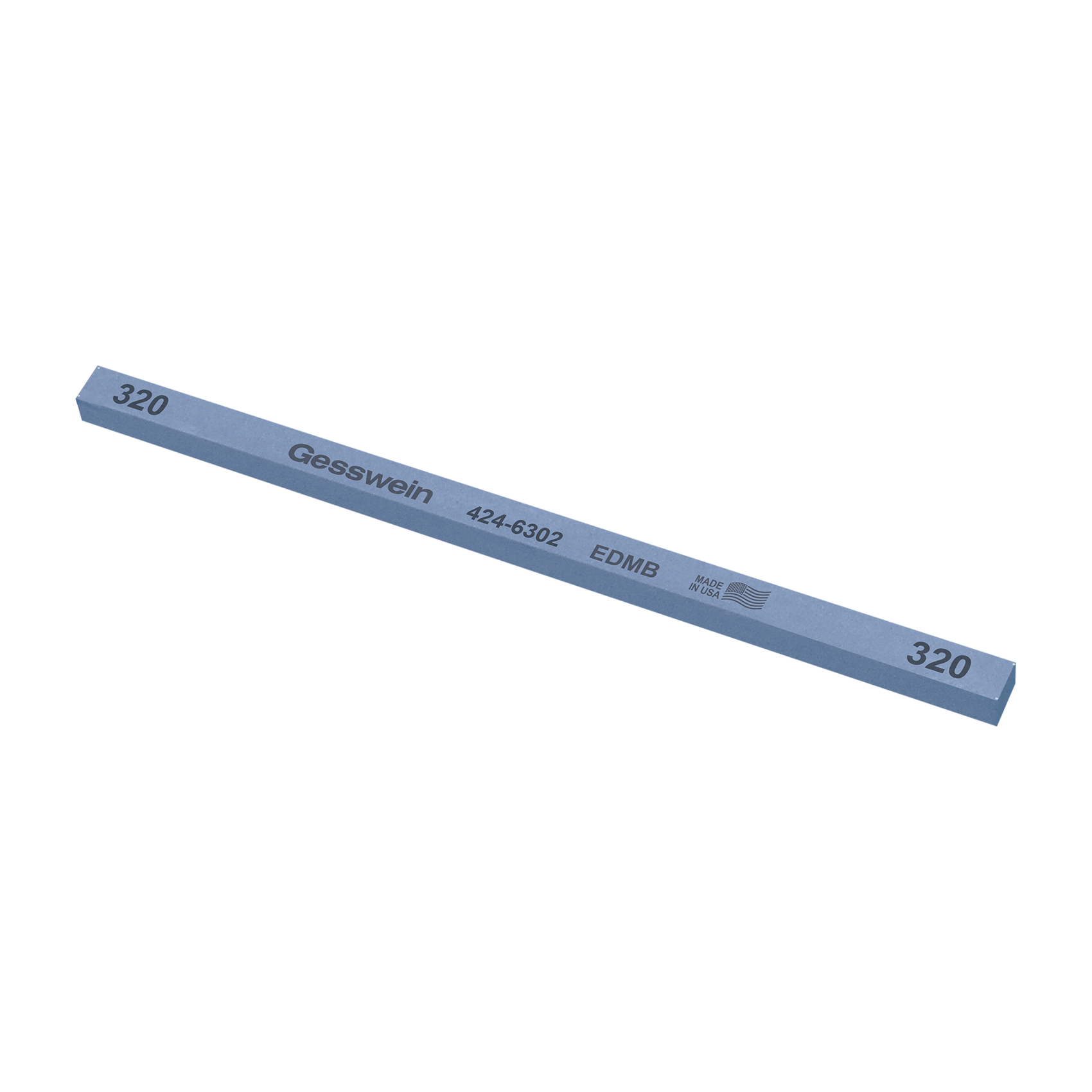 EDM Blue stone 6x6x150mm, Grit 320 - Square