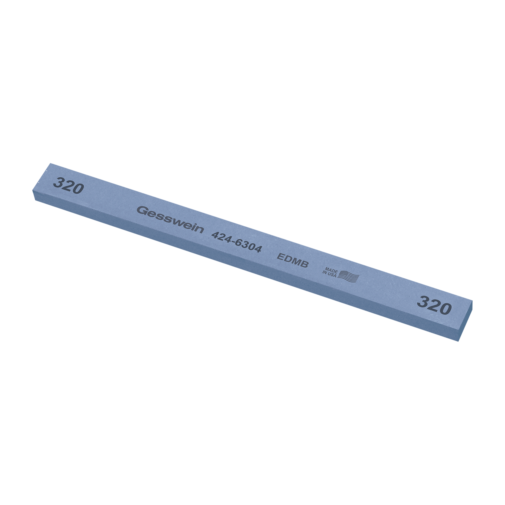 EDM Blue stone 13x6x150mm, Grit 320 - Rectangular