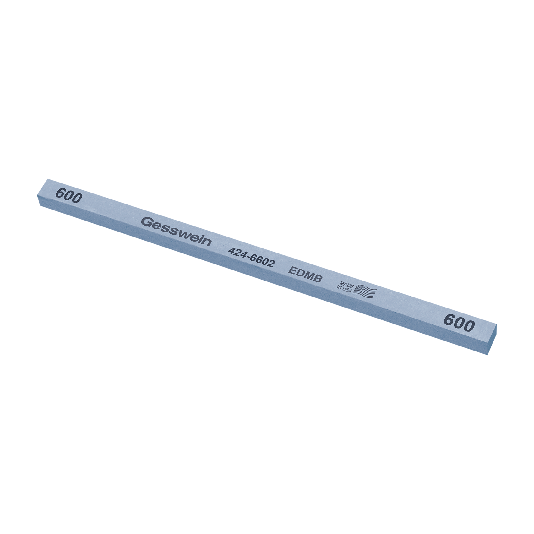 EDM Blue stone 6x6x150mm, Grit 600 - Square