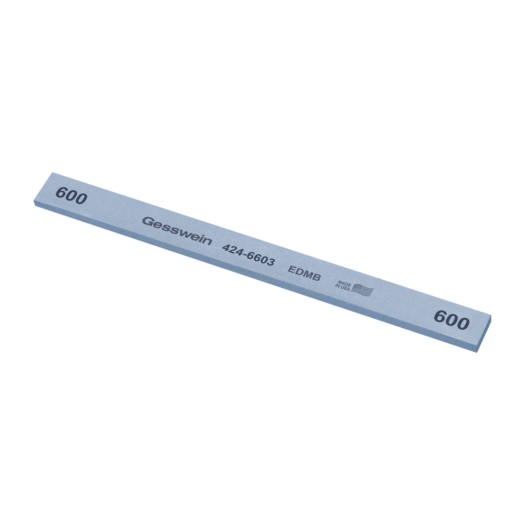 EDM Blue stone 13x3x150mm, Grit 600 - Rectangular