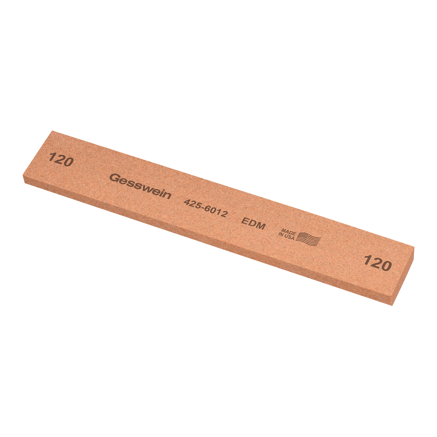 EDM stone 25x6x150mm, Grit 120 - Rectangular