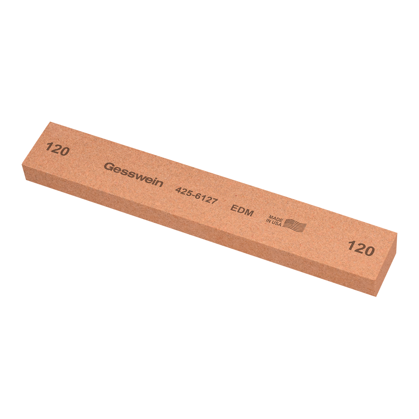 EDM stone 25x13x150mm, Grit 120 - Rectangular
