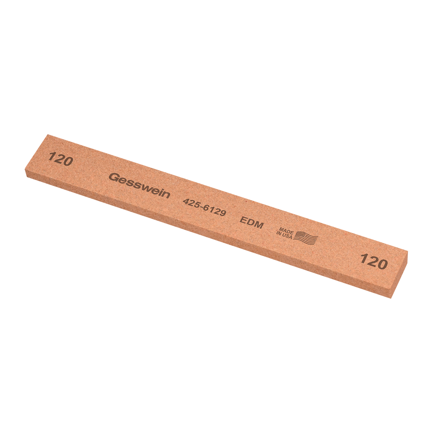 EDM stone 19x6x150mm, Grit 120 - Rectangular