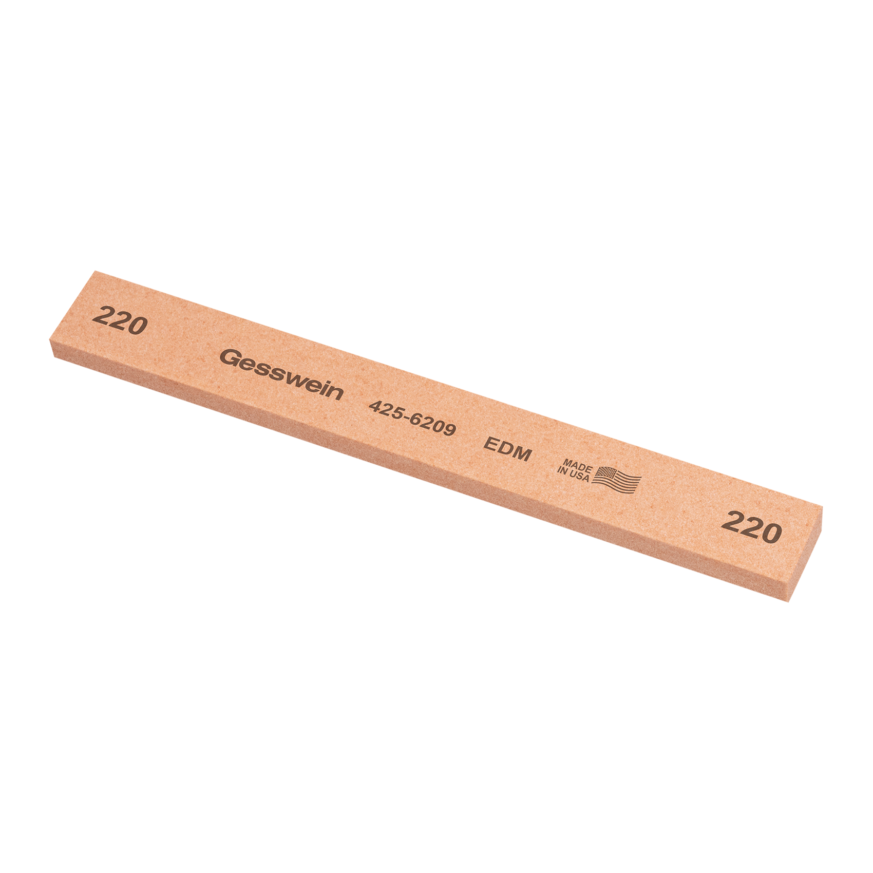 EDM stone 19x6x150mm, Grit 220 - Rectangular