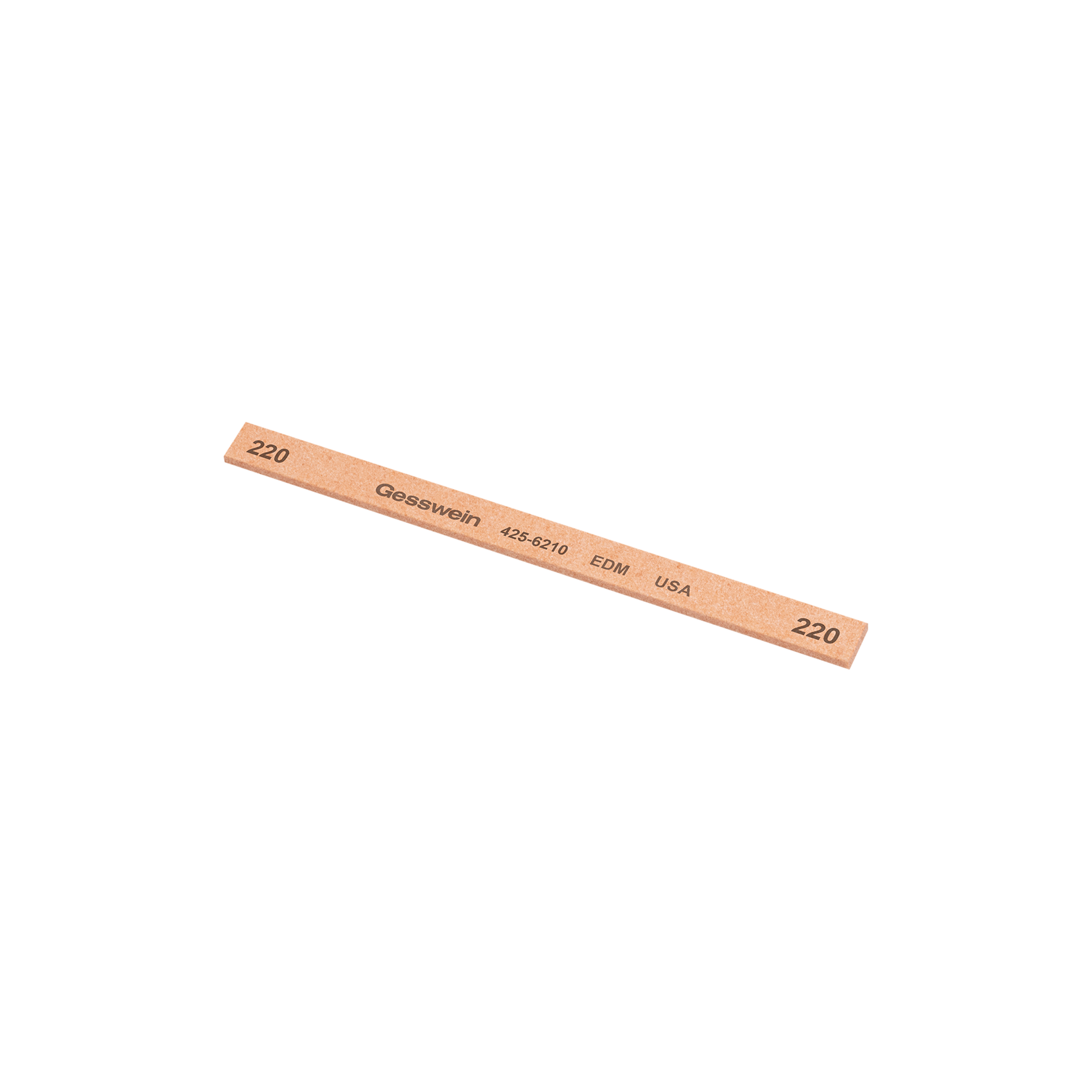 EDM stone 6x1,5x100mm, Grit 220 - Rectangular