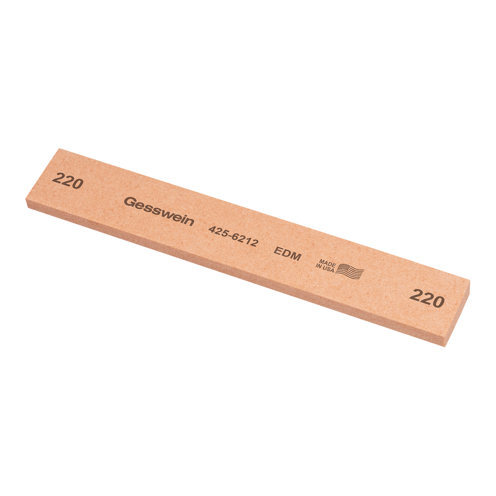 EDM stone 25x6x150mm, Grit 220 - Rectangular