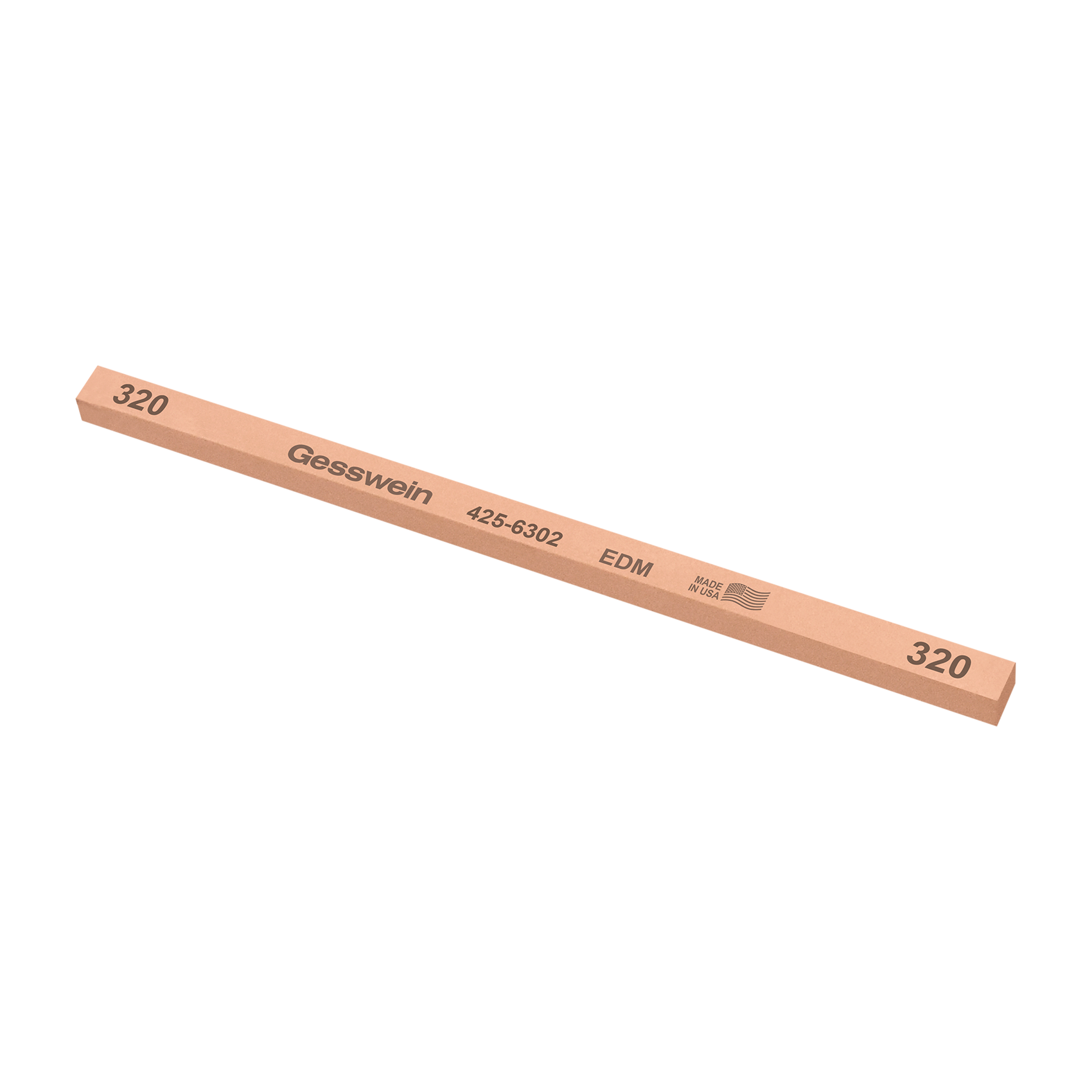 EDM stone 6x6x150mm, Grit 320 - Square