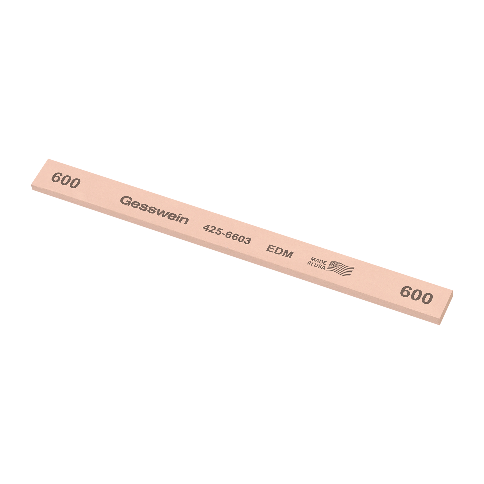 EDM stone 13x3x150mm, Grit 600 - Rectangular