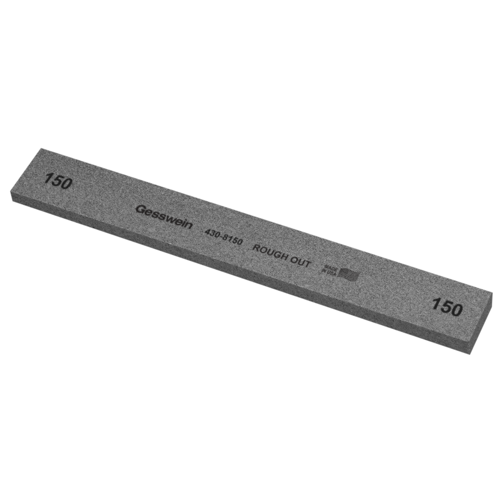 Pietra Rough Out 6x25x200mm, Grana 150 - Rettangolare