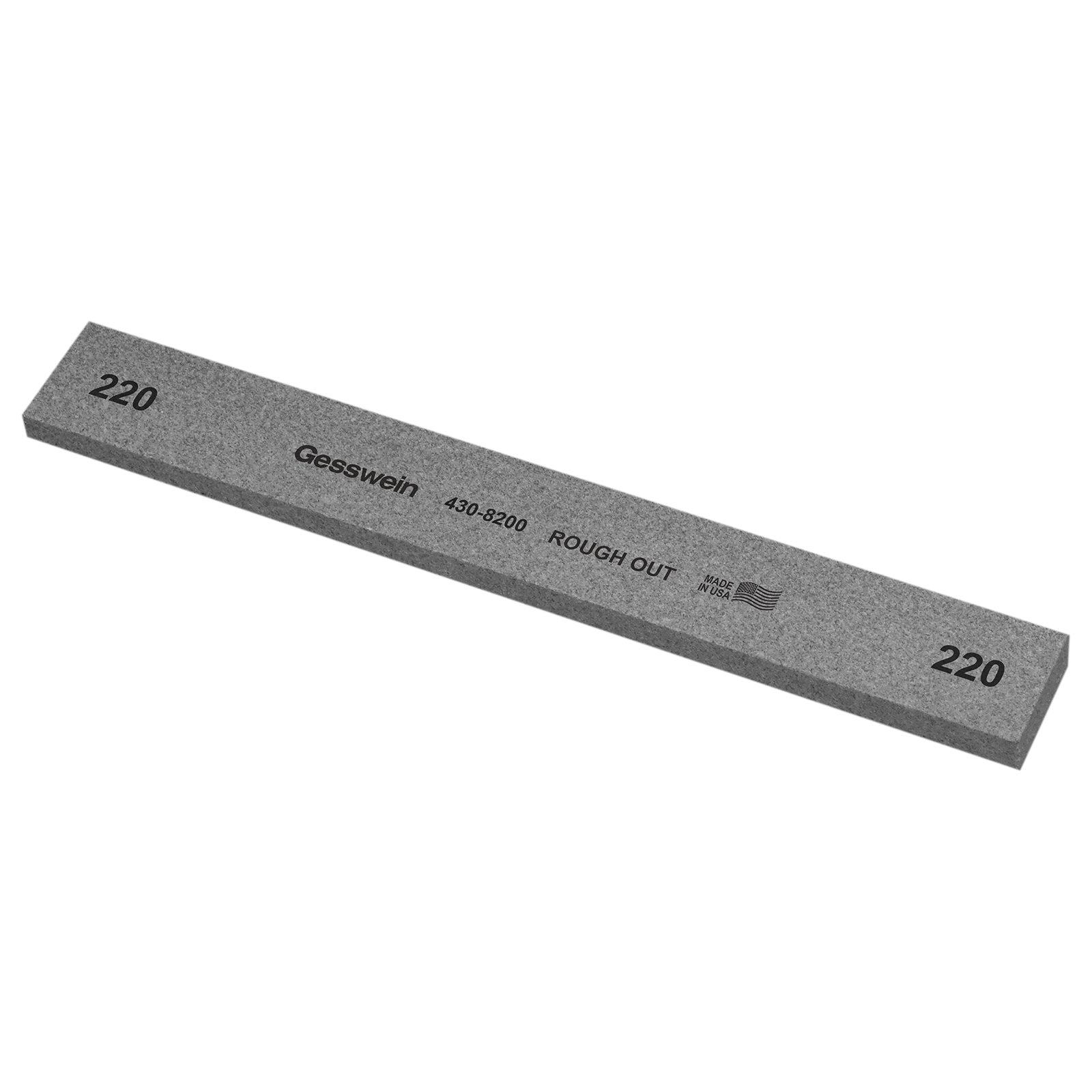 Pietra Rough Out 6x25x200mm, Grana 220 - Rettangolare