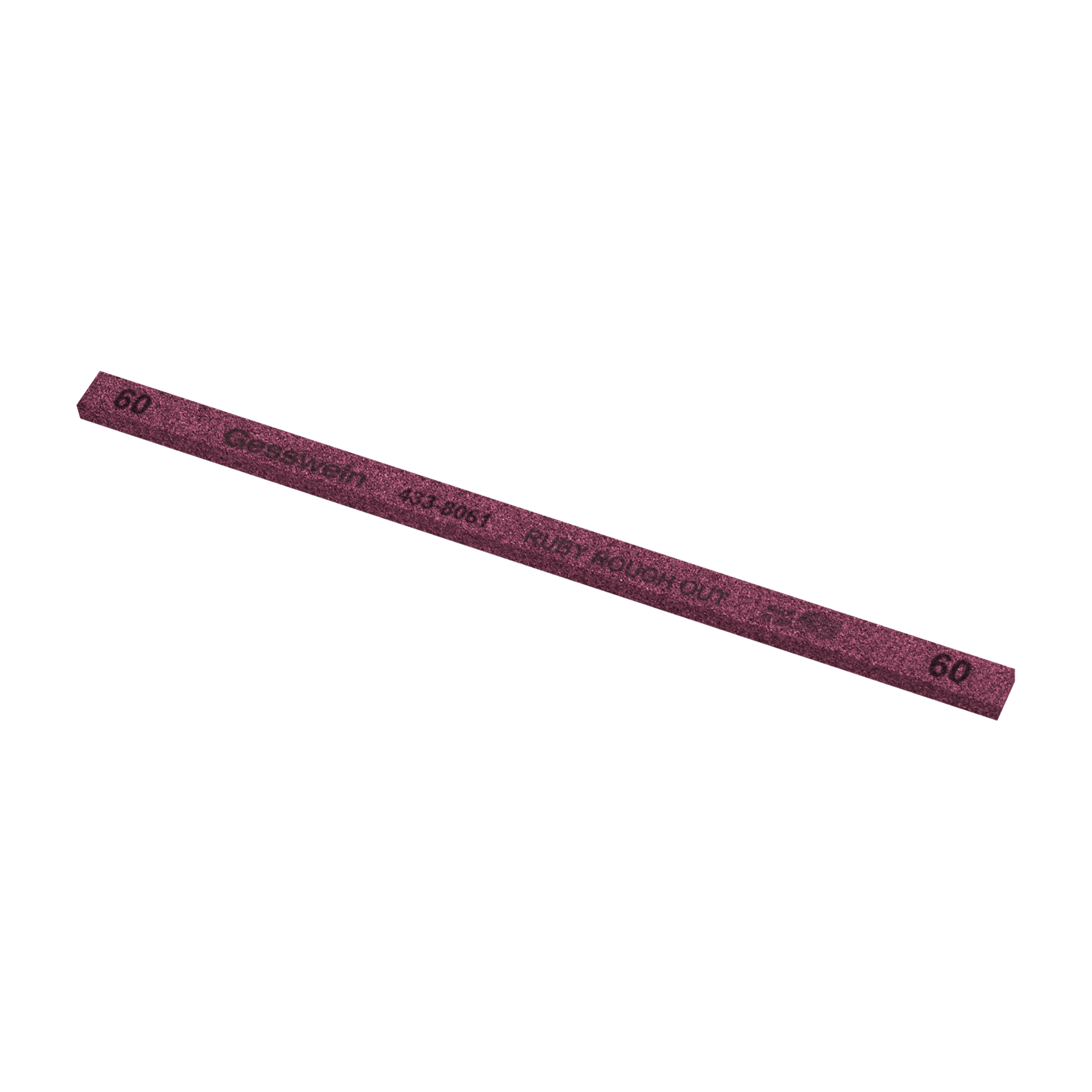 Pietra Ruby Rough Out 6x3x150mm, Grana 60 - Rettangolare