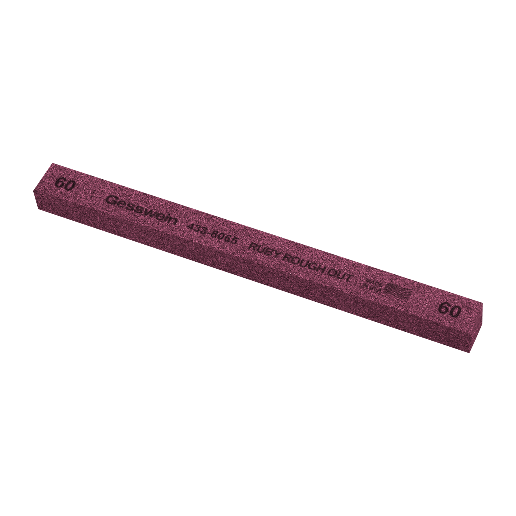 Pietra Ruby Rough Out 13x13x150mm, Grana 60 - Quadrata