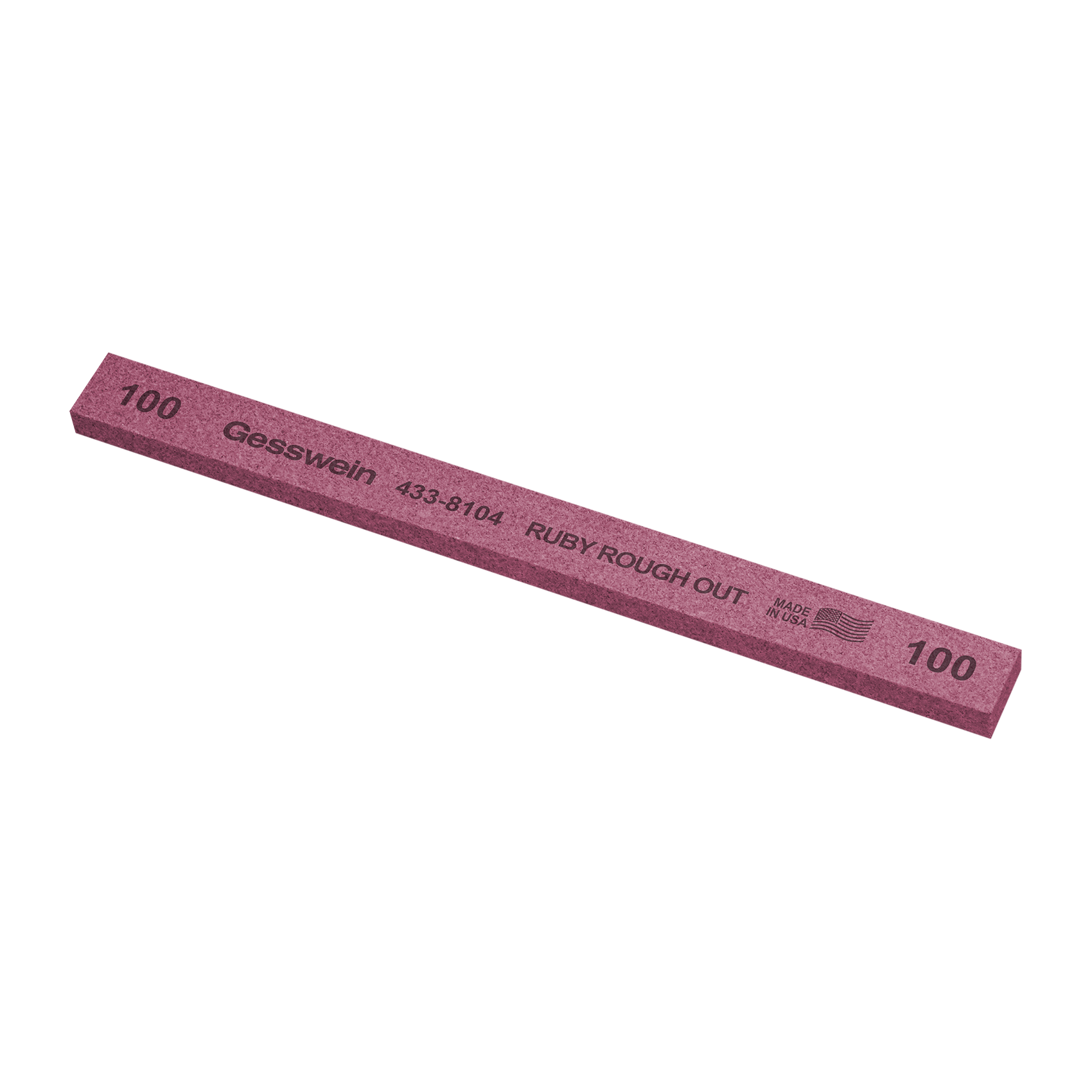 Pietra Ruby Rough Out 13x6x150mm, Grana 100 - Rettangolare
