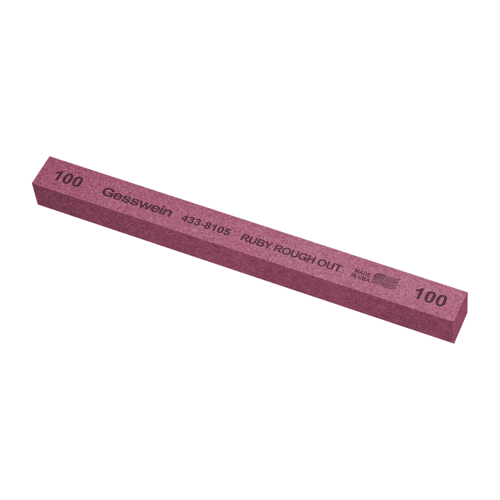 Pietra Ruby Rough Out 13x13x150mm, Grana 100 - Quadrata