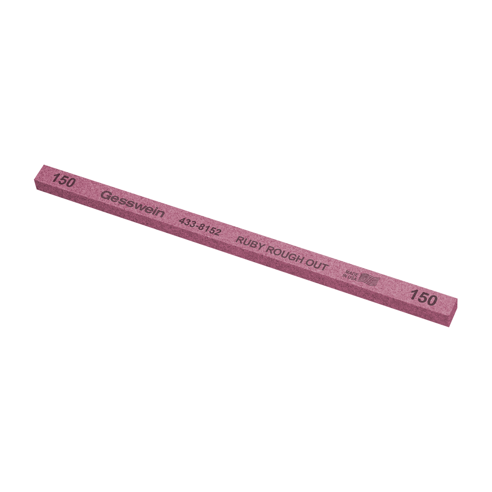 Pietra Ruby Rough Out 6x6x150mm, Grana 150 - Quadrata