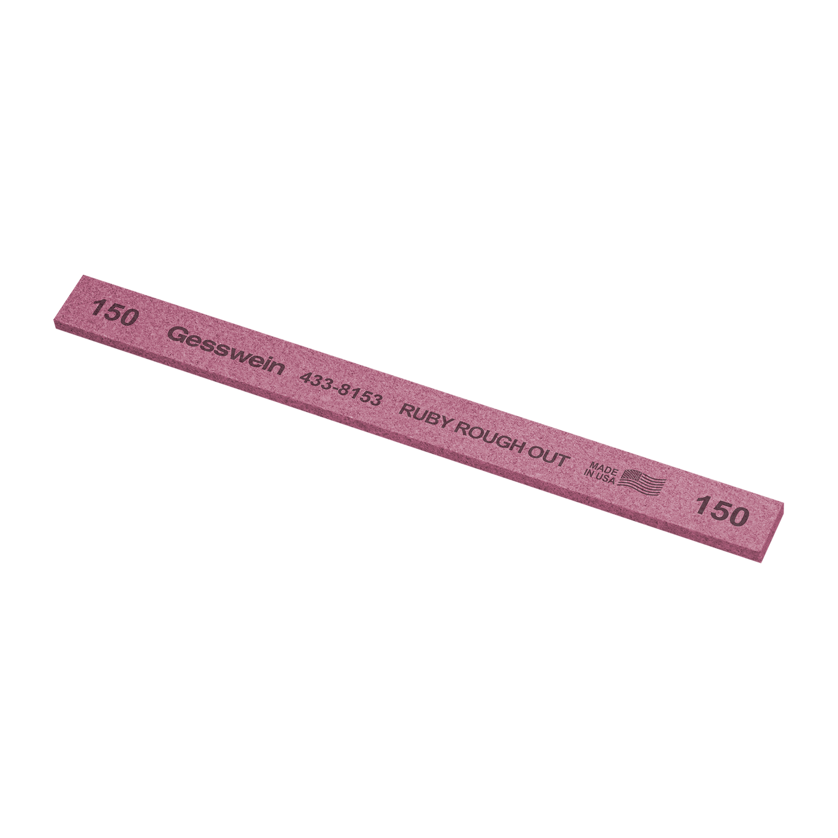 Pietra Ruby Rough Out 13x3x150mm, Grana 150 - Rettangolare