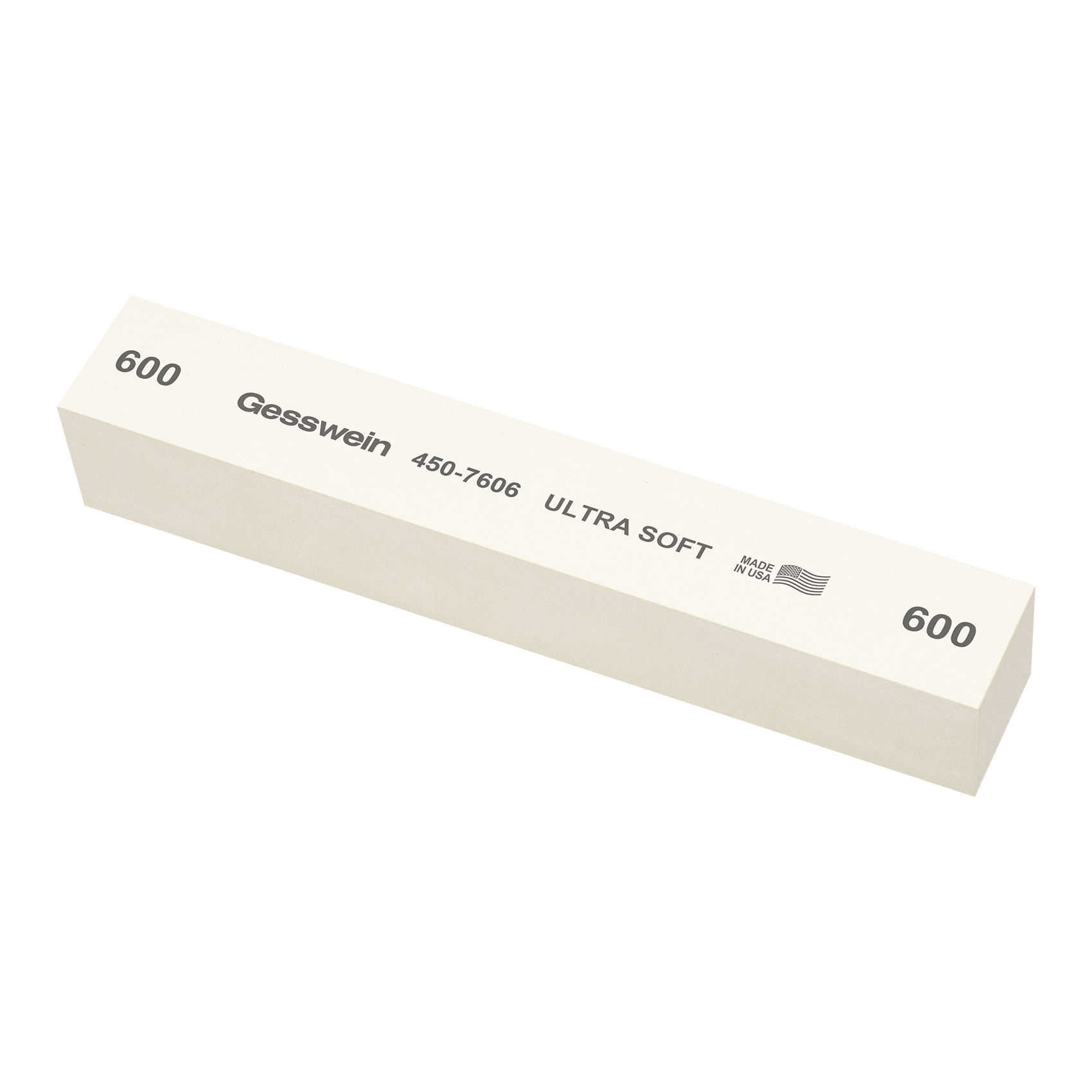 Pietra Ultra Soft 25x25x150mm, Grana 600 - Quadrata