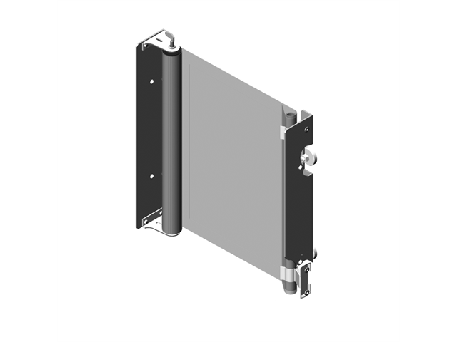Protezione scorrevole per stampo, HxL 430x430mm - Materiale tendine (antracite)