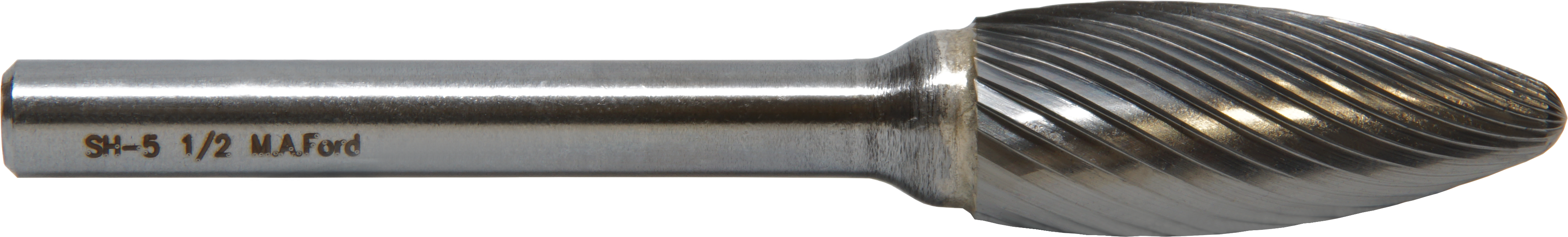 Fresa d. 12,7x31,0mm, PSH-5M-F, taglio F, goccia - Gambo d. 6mm