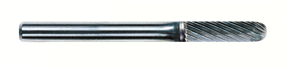 Fresa d. 2,4x11,0mm, PSC-41M-D, taglio D, cilindrica - Gambo d. 3mm