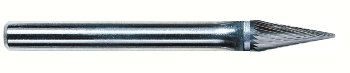 Fresa d. 3,0x11,1mm, PSM-42M-F, taglio F, conica - Gambo d. 3mm