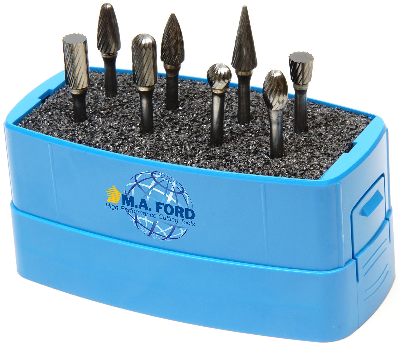 Assortimento frese rotative in metallo duro, Serie 69, taglio diamante - Gambo d. 3mm