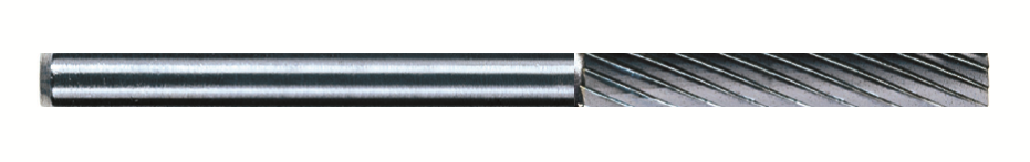 Fresa d. 4,0x12,7mm, PSA-52M-F, taglio F, cilindrica - Gambo d. 3mm