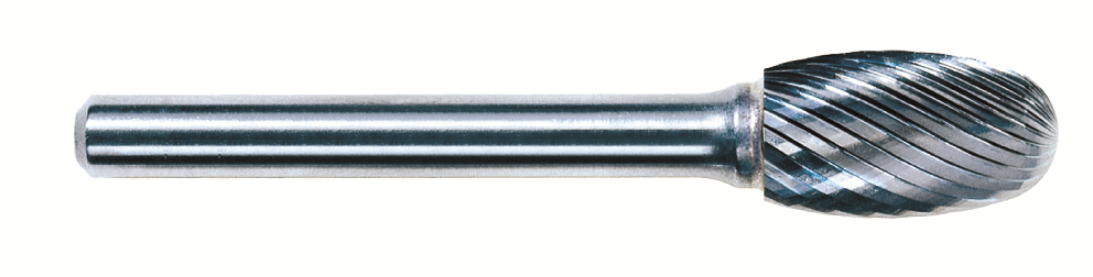 Fresa d. 4,8x7,0mm, PSE-53M-F, taglio F, ovale - Gambo d. 3mm